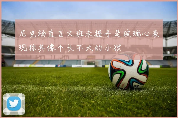 尼克杨直言文班未握手是玻璃心表现称其像个长不大的小孩